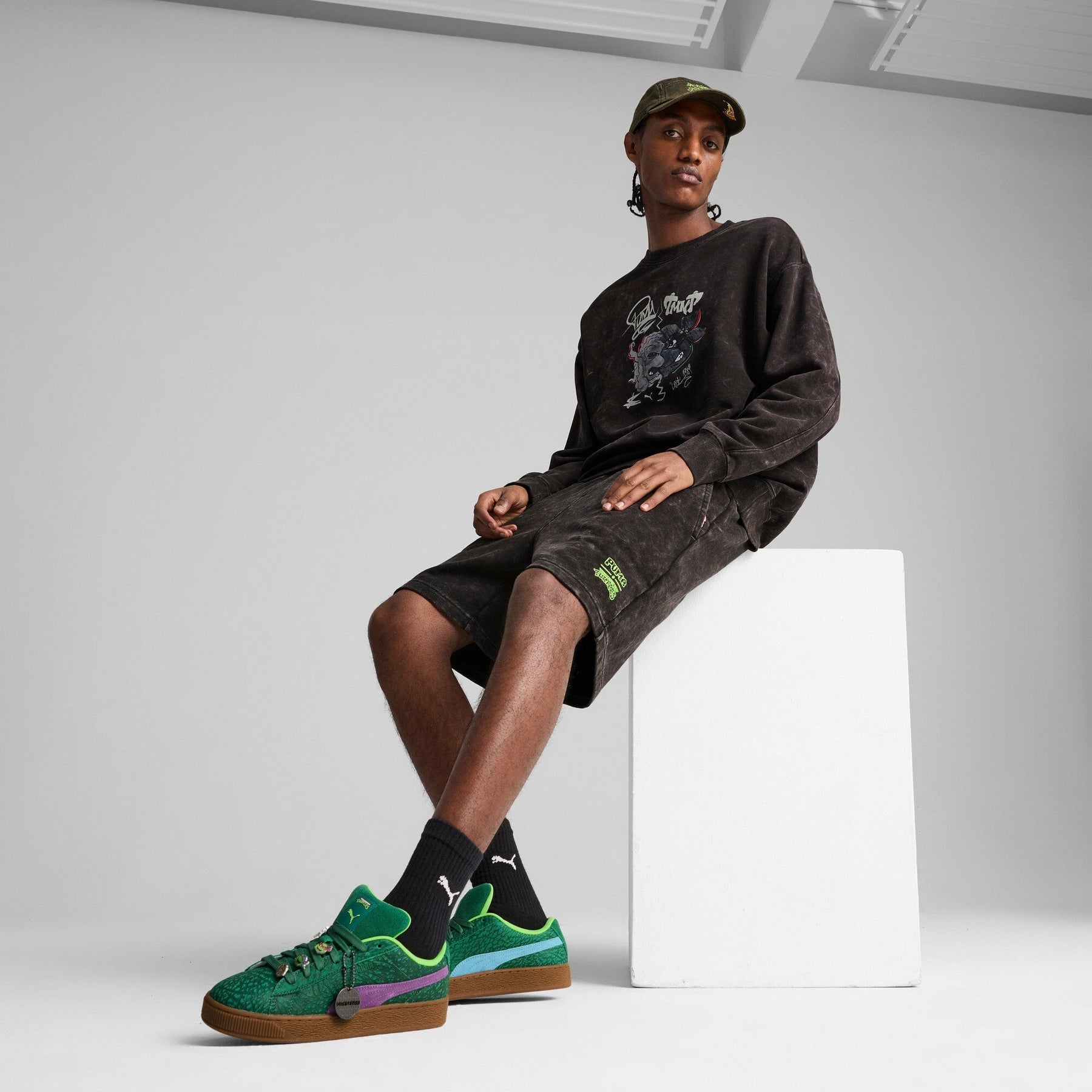 Tênis Suede XL PUMA x TMNT
